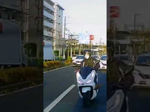 バイカスの末路・・#shorts #ドライブレコーダー #迷惑運転 #危険運転 #事故