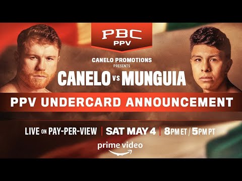 Canelo vs jaime munguia – live press conference for undercard fighters • canelo vs munguia