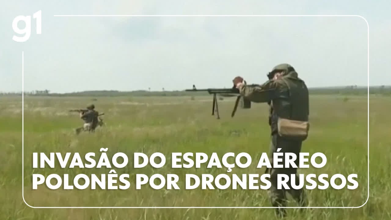 Ministros da Europa repudiam invasão do espaço aéreo polonês por drones russos
