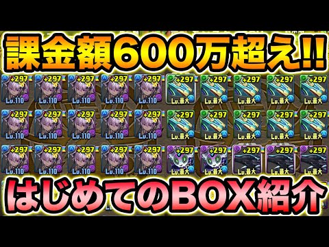 総課金額600万超えパズドラYouTuberのBOX紹介！10周年記念【スー☆パズドラ】