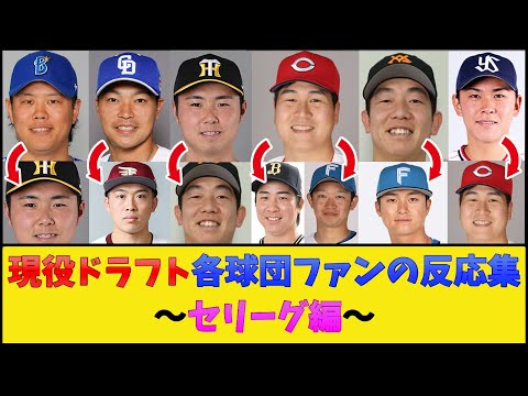 現役ドラフト、各球団ファンの反応まとめ（セリーグ編）【プロ野球なんJ 2ch プロ野球反応集】