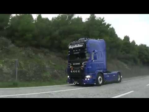 Scania V8 164l exhaust sound (Ampelakias Edition) v1.0