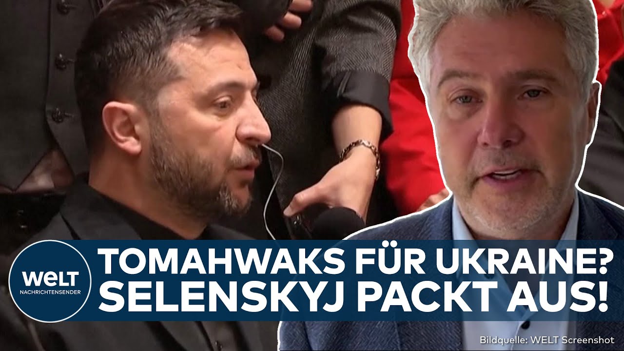 PUTINS KRIEG: Details von Selenskyj! Trump äußert sich zu Tomahawks für die Ukraine gegen Russland