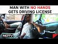 Chennai News | Man With No Hands Gets Driving License In Chennai