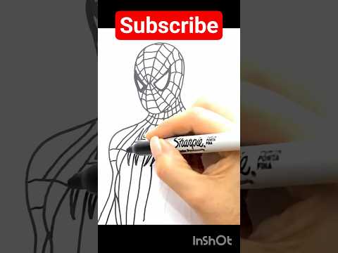 Spider-man  Drawing  #shorts #spiderman #youtubeshorts #youtube #short #art #drawing