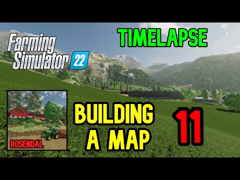GATES-SPLINES-FARMLANDS-PDA | Building The Rosendal Map | Farming Simulator 22 | Timelapse | EP11/20