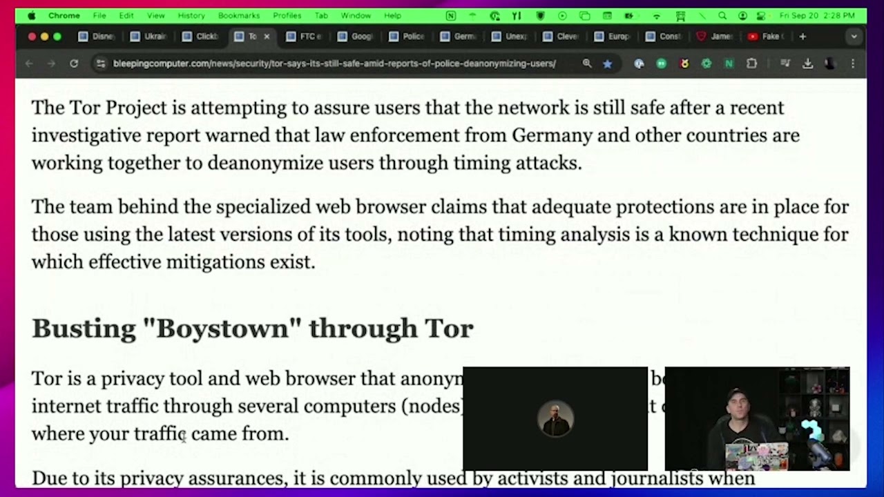 Tor Claims It's Still Safe - Despite Police De-Anonymizing Users