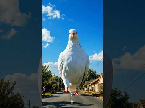 biggest Pigeons 🐦🐦🥶 #pigeon #pigeonlover #animal #shorts #cat #biggest