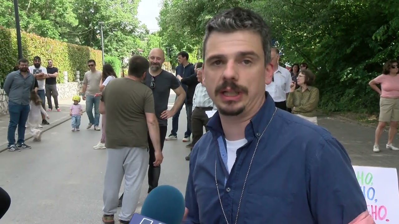 Протести на Водно поради небезбеден сообраќај