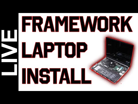 Framework Laptop RAM/SSD Install & First Boot