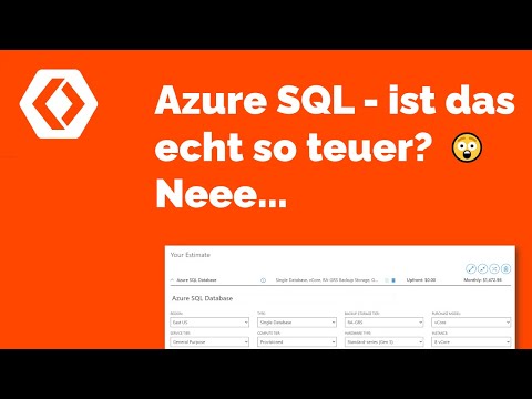 Azure SQL - ist das echt so teuer? Neee...