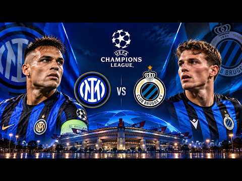 Inter Milan vs Club Brugge Live: UEFA Champions League | Lautaro Martínez | Watchalong &amp; Live Score