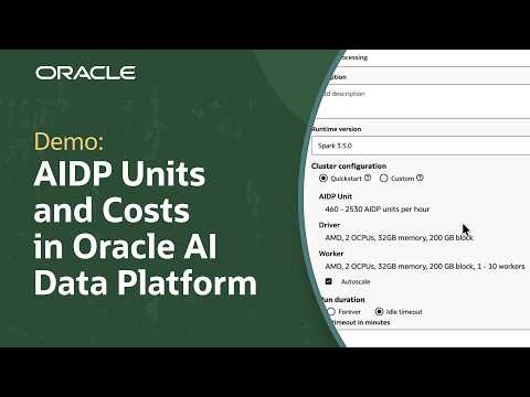 What Is an AIDP Unit in Oracle AI Data Platform Workbench