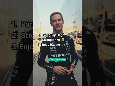 The ultimate F1  driver starter pack, <strong>according</strong> to Joshua Dürksen. 🏁 #mercedesf1 #joshuadurksen #f1