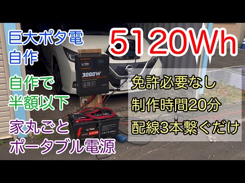【激安】免許必要なし 家一軒丸ごとポタ電