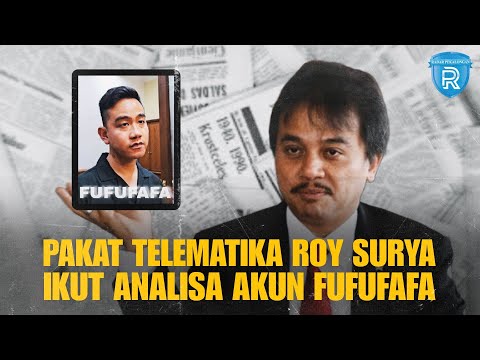 Pakar Telematika Roy Suryo Ikut Analisa Akun Fufufafa, Hasilnya?