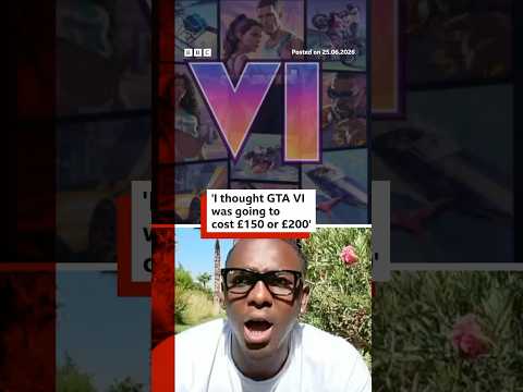 Gamer reacts to price of Grand Theft Auto VI. #GTA #GrandTheftAuto #Gaming #BBCNews