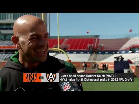 Head Coach Robert Saleh Pregame Senior Bowl Interview | New York Jets | NFL video clip