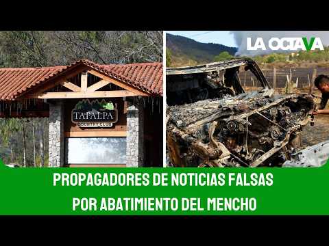 EXPERTO EXHIBE CUENTAS de X que PROPAGARON NOTICIAS FALSAS por ABATIMIENTO del MENCHO
