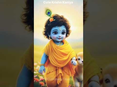 Little Krishna and His Calf 🩵 | Cutest Divine Friendship Ever!”#shortsvideo#shortvideo#ytshorts