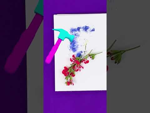 flower POWER 🪷 paper crafts & art #kids #crafts #shorts