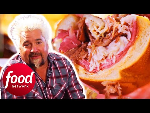 Guy Fieri Shares His Burger With This Restaurant Owner | Diners Drive-Ins & Dives
