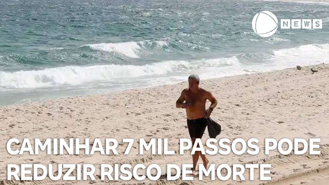 Caminhar 7 mil passos por dia pode reduzir o risco de morte