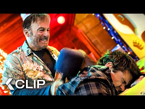 Hutch Fights Gangsters In The Aracde Scene - NOBODY 2 (2025) Bob Odenkirk