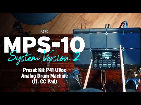 MPS-10 Version 2: Preset Kit P41 UVox Analog Drum Machine (feat. CC Pad)