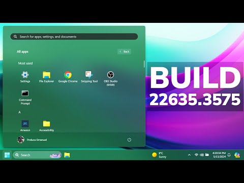 New Windows 11 Build 22635.3575 – New Start Menu Section, New Copy Button, and Fixes (Beta)