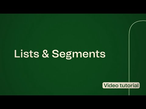 What is the difference between lists and segments in Brevo