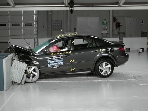 Video Crash test Mazda 6 (Atenza) Sedan 2002-2005