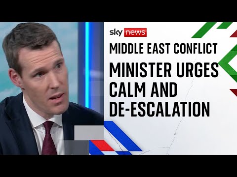Minister calls for calm in Middle East
