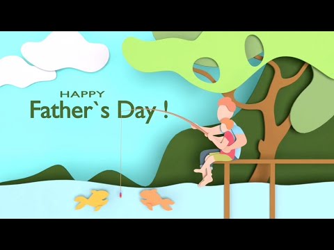 Upload mp3 to YouTube and audio cutter for Father's Day Animated Video | Father's Day Animation download from Youtube