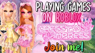 Playing Games On Roblox