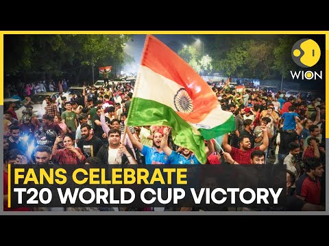 Fans on streets to celebrate India's win over South Africa in final | World News | WION Sports