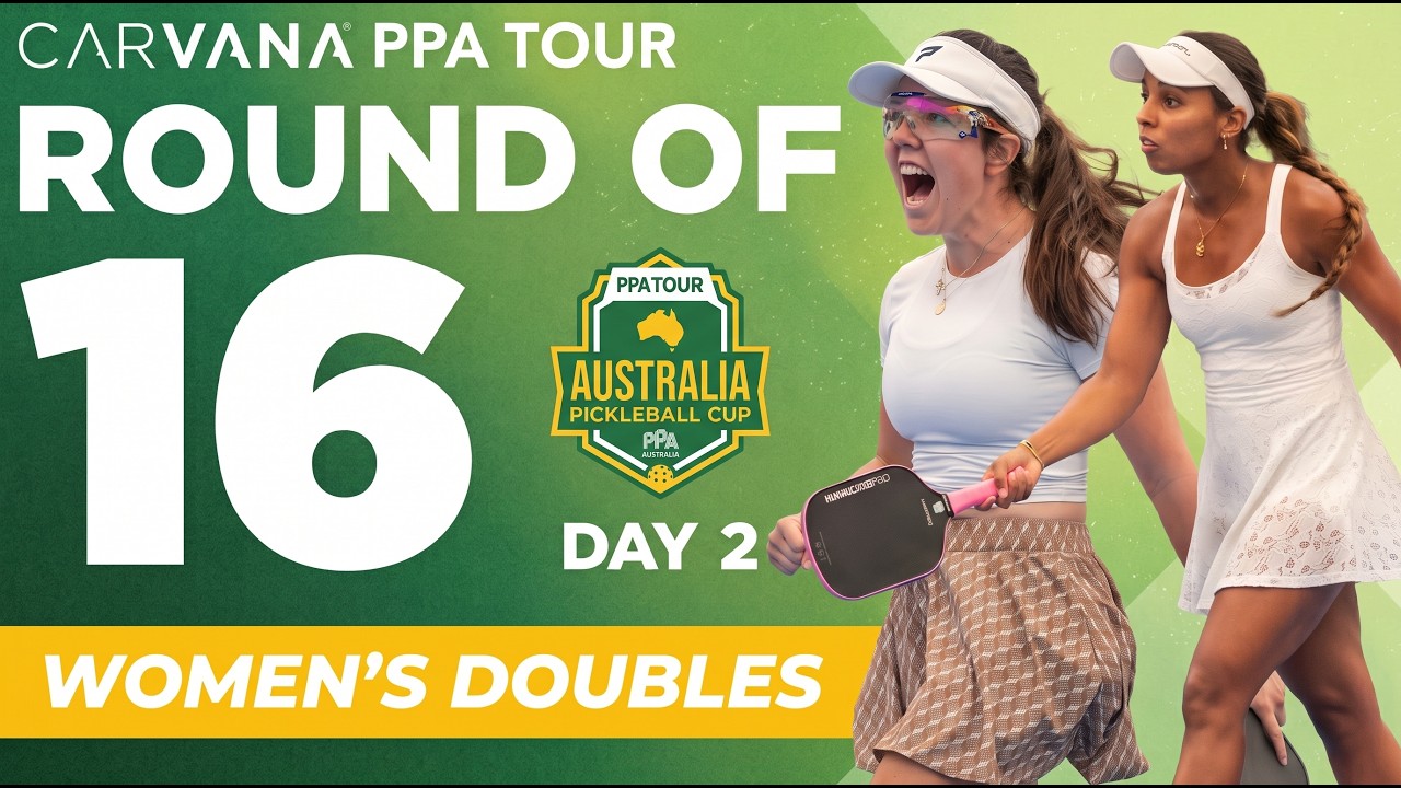 Black/Johnson vs Massih/Saunders - Australia Pickleball Cup 2026 - Day 2