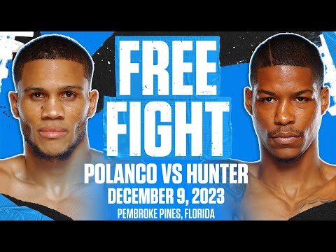 Rohan Polanco Stops Keith Hunter In Six Rounds | FREE FIGHT