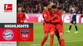 Magic-Musiala-Brace! | FC Bayern München — 1. FC Heidenheim 1846 4-2 | Highlights | Matchday 13