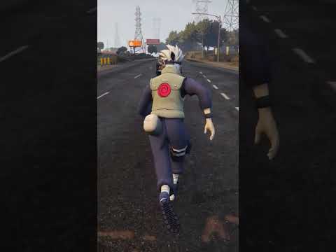 kakashi save his kid from the train😊#kakashi#train#funny#kid