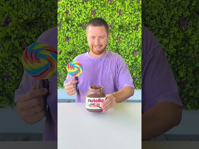 Giant Lollipop vs Giant Nutella 😱🍭🤣 #shorts #khamitovy #martaandrustam