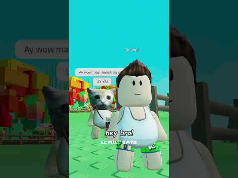 He's recording a video while singing! 📱 #roblox #growagarden #shorts