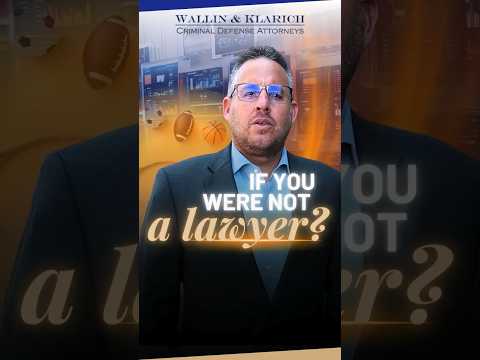 Attorney Matt Wallin Reveals His Dream Job If Not a Lawyer