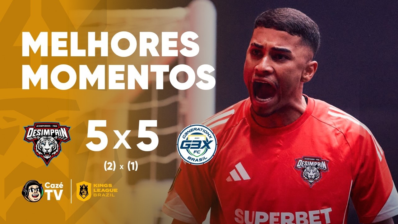MELHORES MOMENTOS: DESIMPAIN 5(2) X 5(1) G3X | KINGS LEAGUE BRAZIL 2026 | FINAL