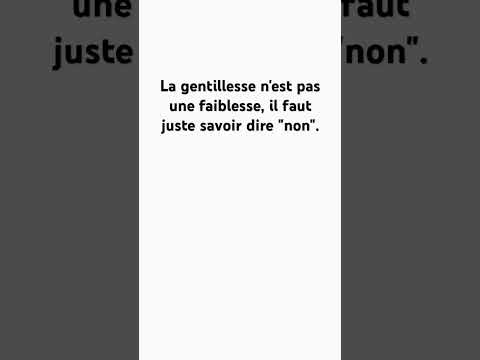 Non #citation #proverbes #non #gentillesse #faiblesse #youtubeshorts #yt #youtube #ytshorts #haiku