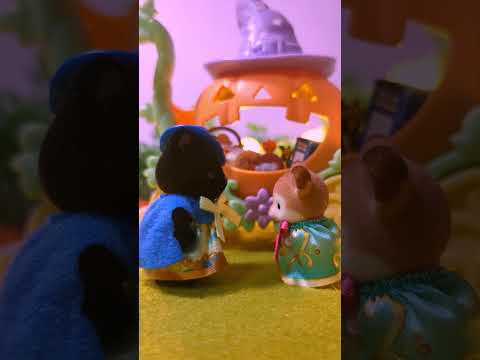 【シルバニア】👻ハロウィンおばけとかぼちゃの馬車セット🎃〈公式〉#shorts #シルバニアファミリー #miniature