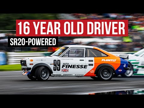 Meet Archie: The Rising Star of Drifting with His Custom Datsun 1200 Coupe