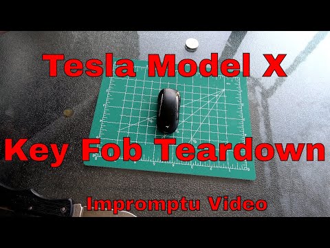 Dead Model X Key fob Teardown