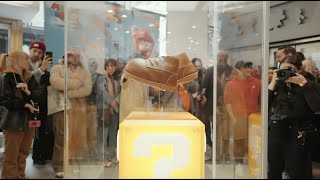 Mario's Boots at Nintendo New Yo
