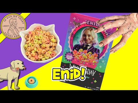 ENID Howlin' Confetti Cake Wednesday Breakfast Cereal